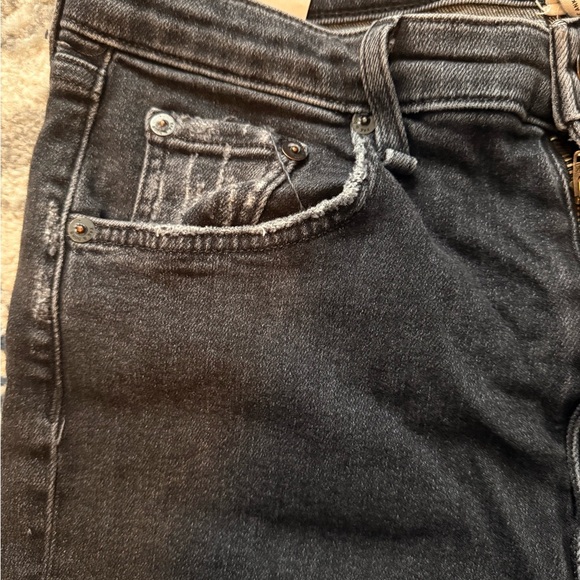 Rag & Bone Women’s Nina High Rise Ankle Skinny Tag Size 31 Raw Hem Jeans Denim - Picture 2 of 15